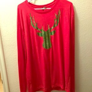 Glitter Reindeer Top